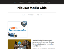 Tablet Screenshot of nieuwemediagids.nl